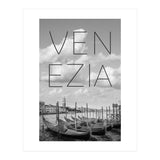 VENICE Grand Canal and St Mark's Campanile | Text & Skyline (Print Only) thumbnail
