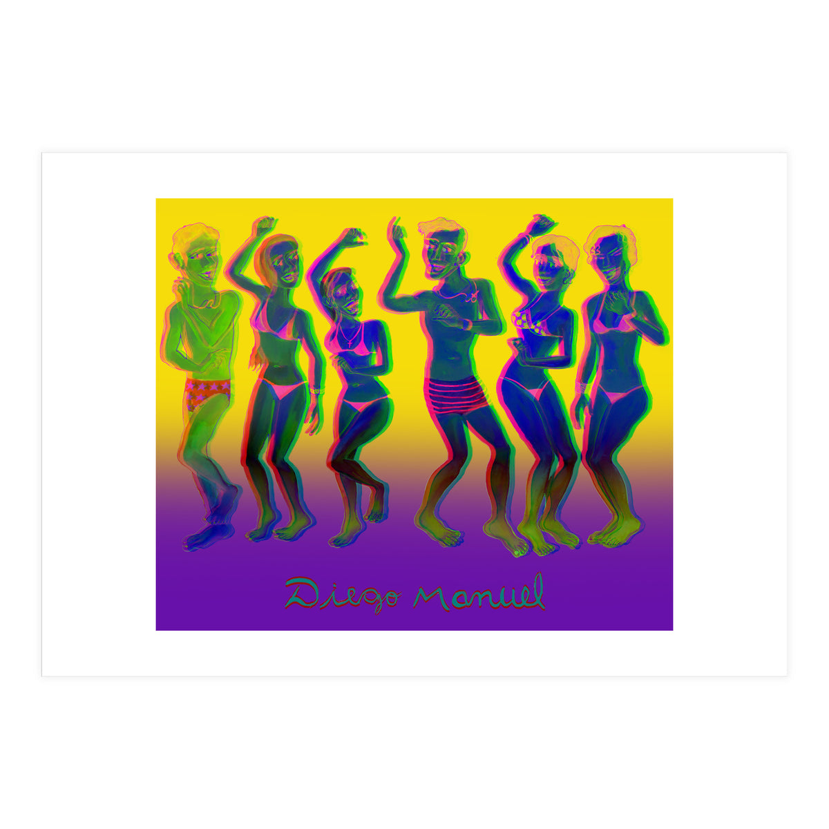 Playa Punta Mogotes 3d (Print Only)