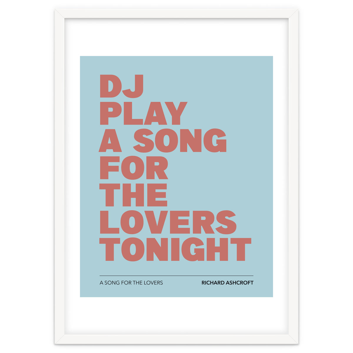 Richard Ashcroft - A Song For The Lovers