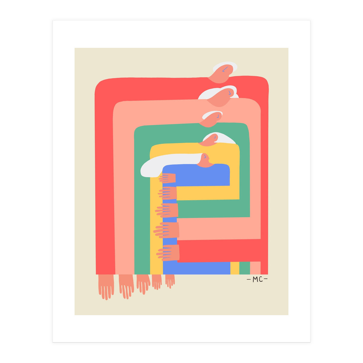 Rainbow Hug (Print Only)