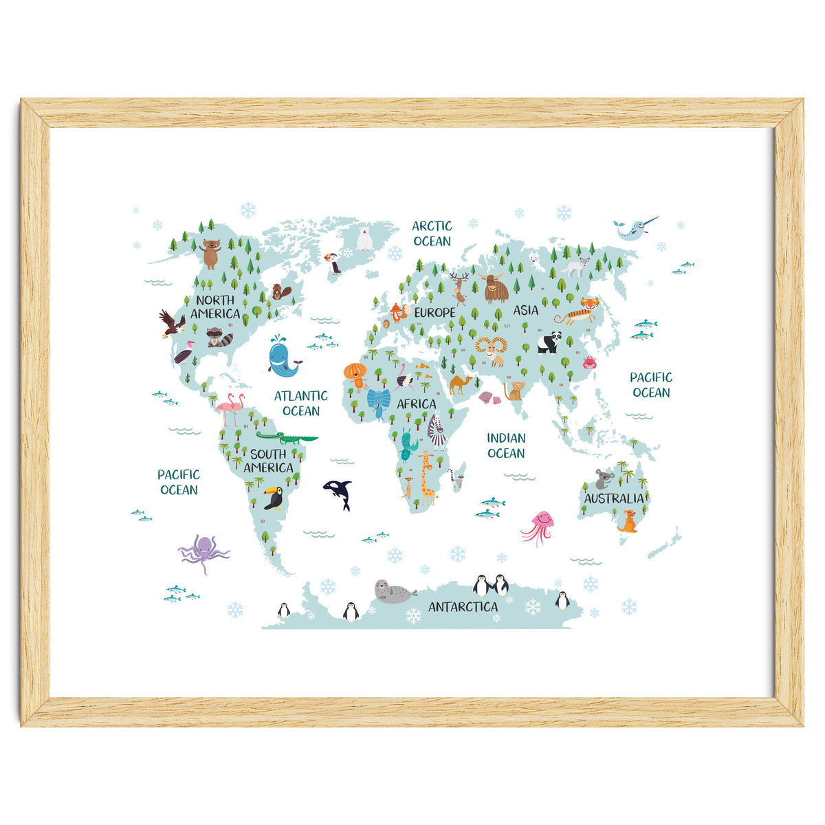 Animal World Map