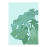 Minimal Monstera Leaves - Greener Eden (Print Only) thumbnail