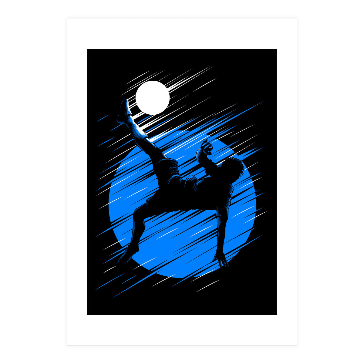 Soccer moon (Print Only)