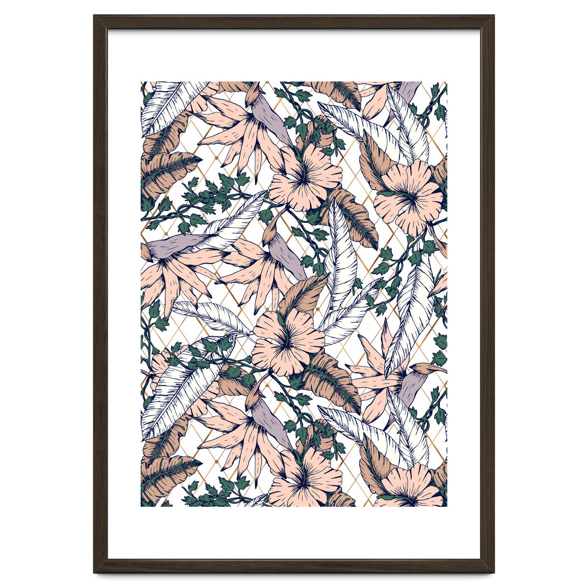 Exotic flowering and pattern geometric