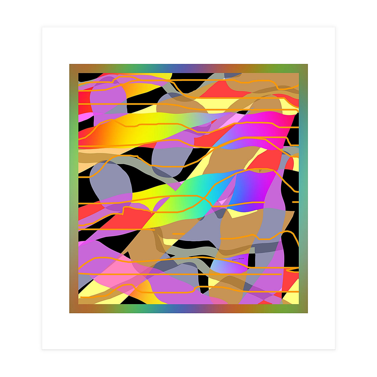 ABSTRACT COLOR BANDS (Print Only)