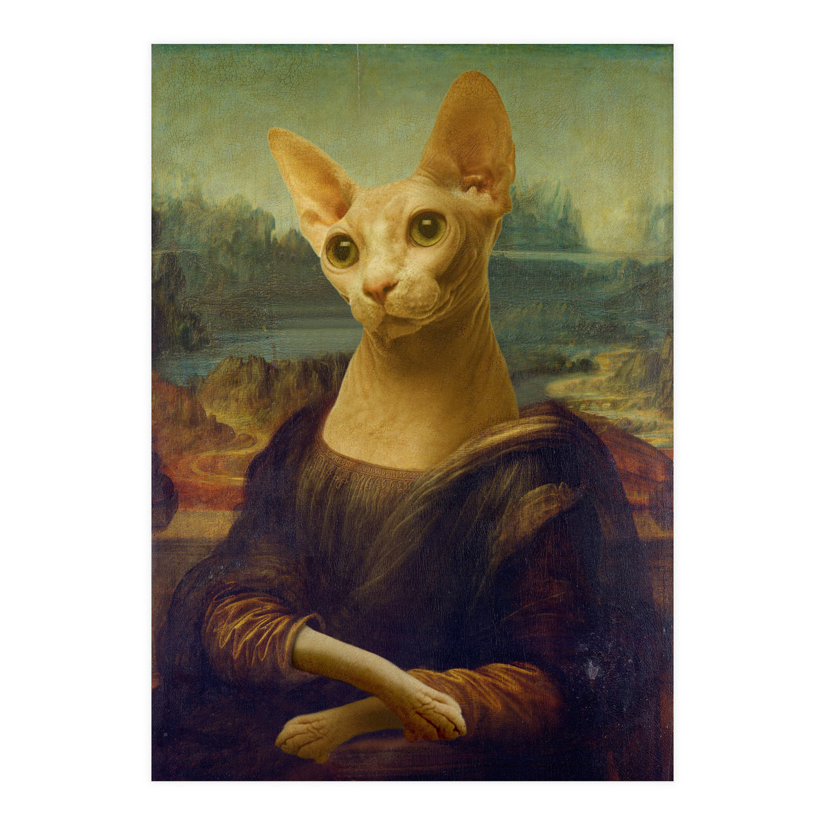 Mona Lisa Sphynx (Print Only)