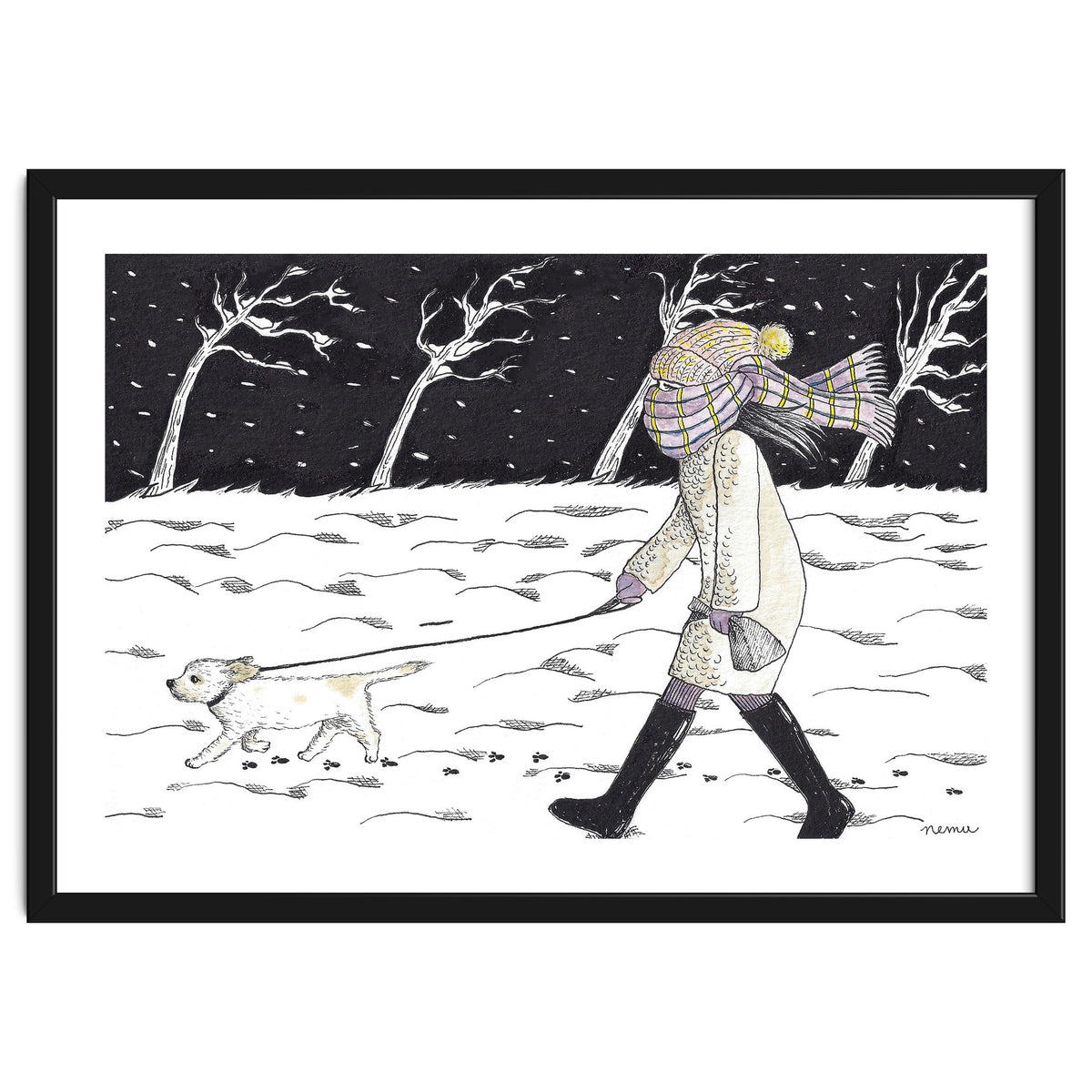 Bitter Cold Night Stroll