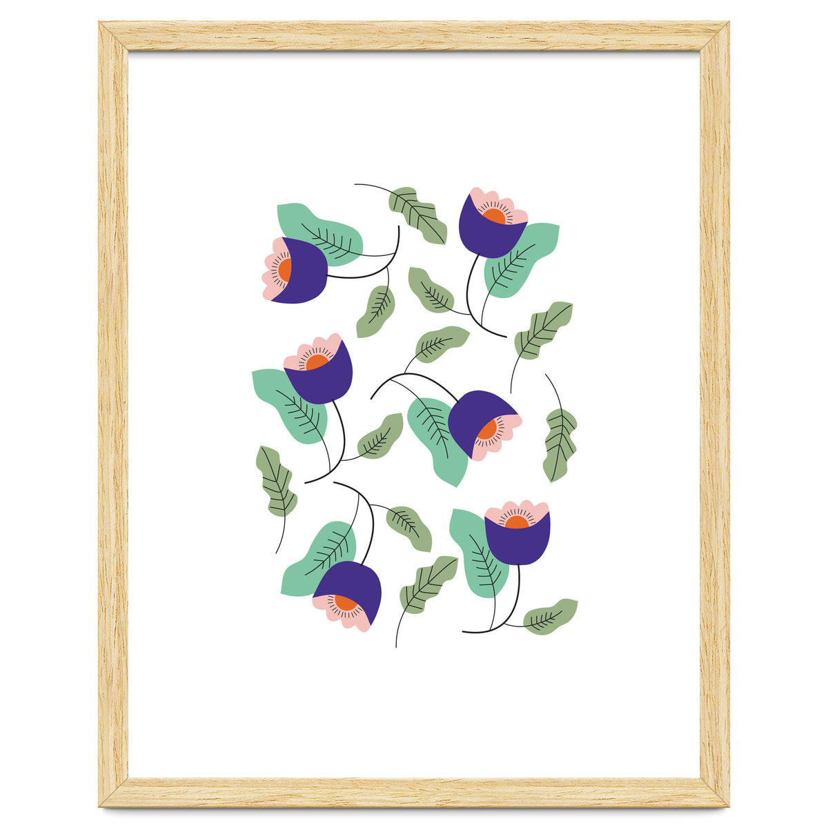 Shine And Rise Flowers Rgb