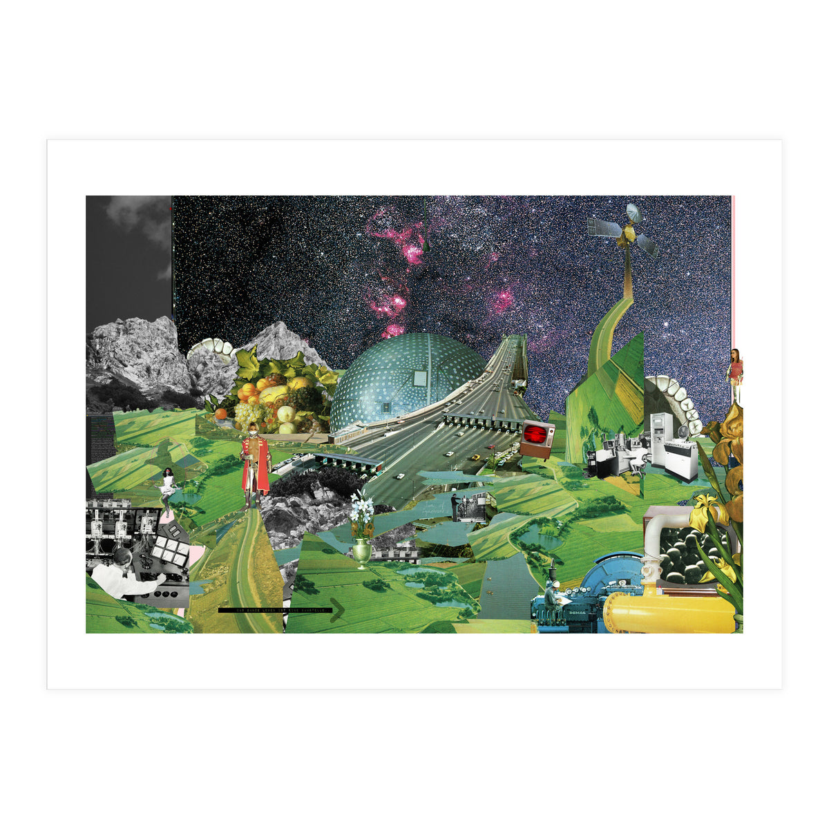 Subtle Landscape 54 Big Baustelle Aber Es Geht Voran (Print Only)