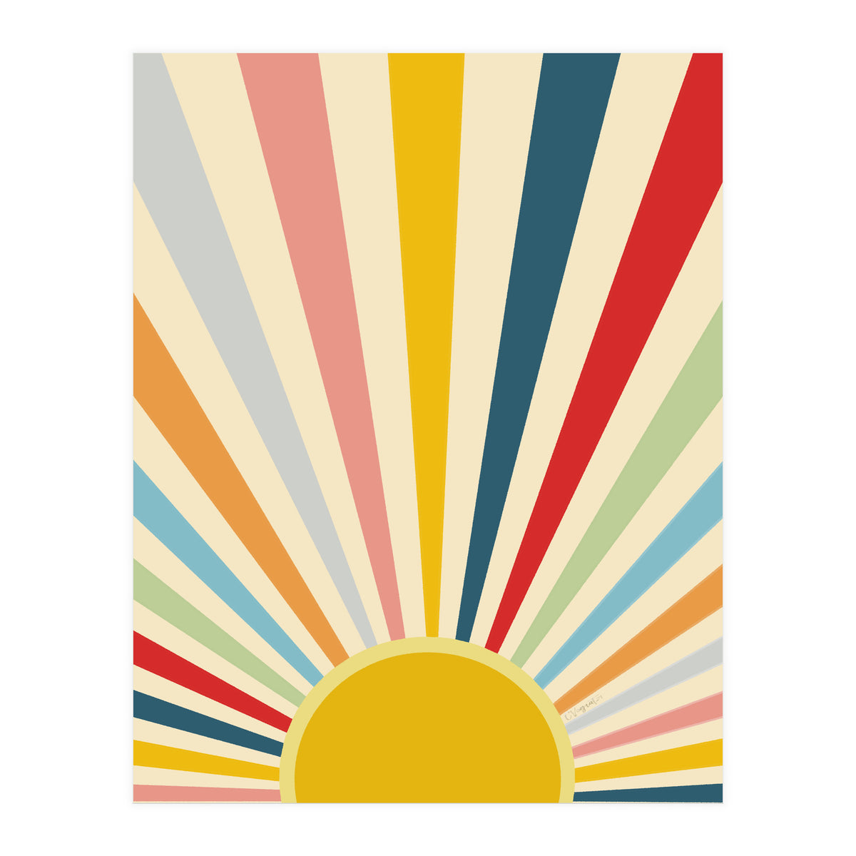 Sun Shines Inside You (Print Only)