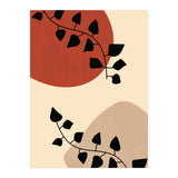 Abstract Boho Botanical Pothos Leaf (Print Only) thumbnail