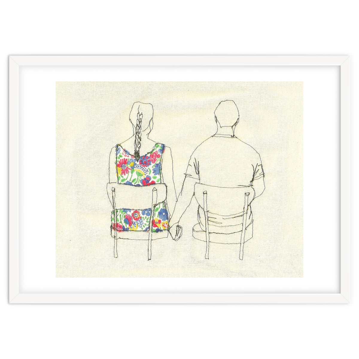 Colourful Couple Print