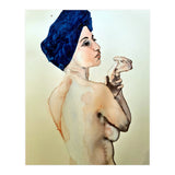 Untitled #89 - Nude in a blue turban (Print Only) thumbnail