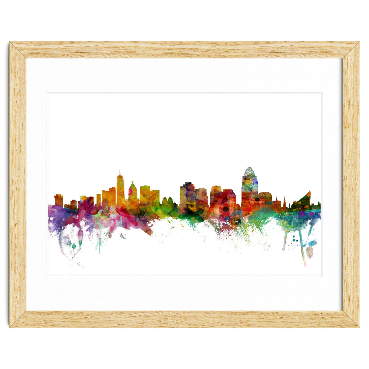 Cincinnati Ohio Skyline