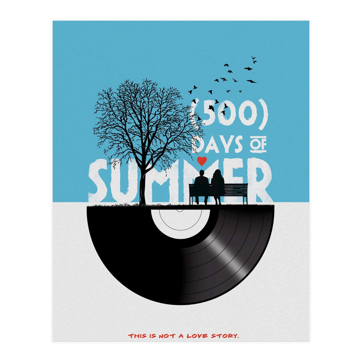 500 days of summer movie poster (Print Only)
