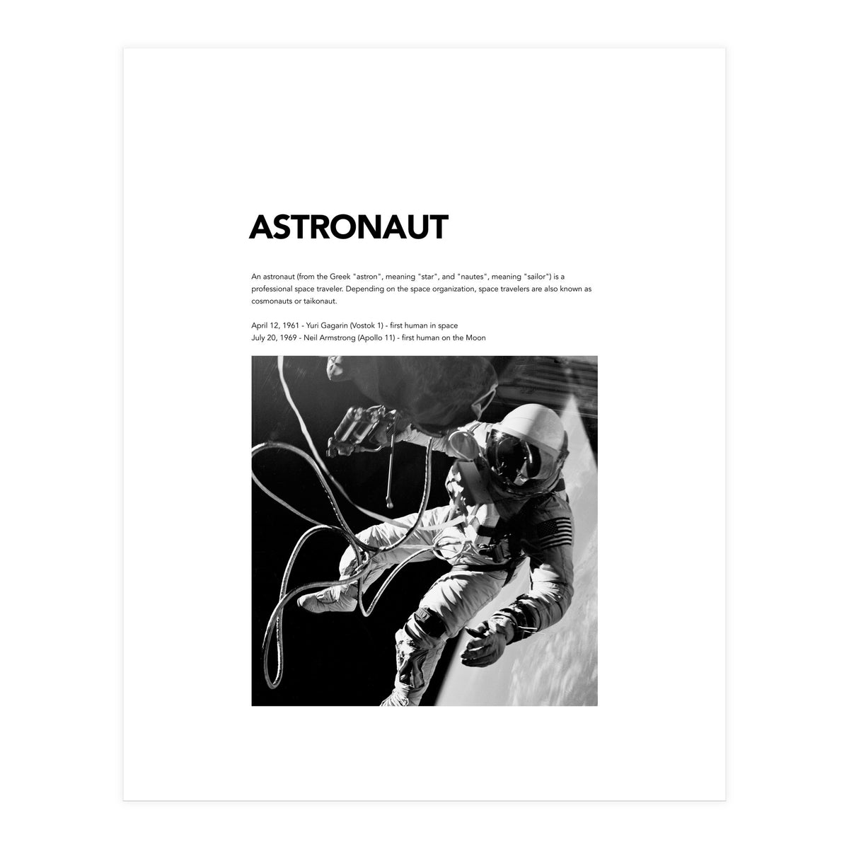 ASTRONAUT (Print Only)