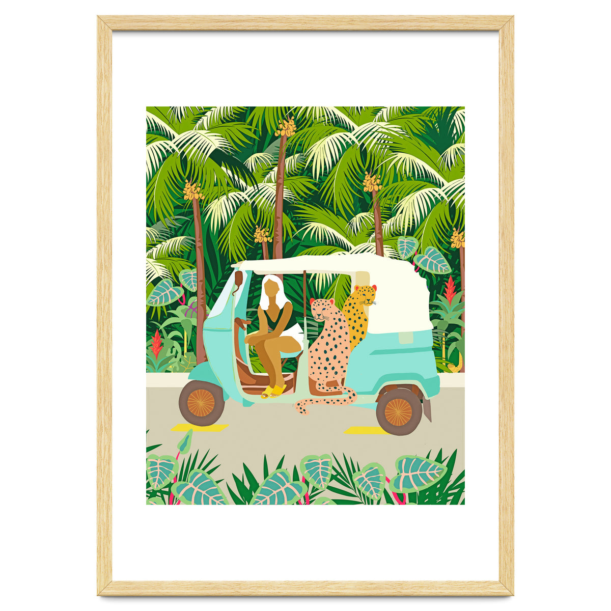 Rikshaw ride with Javan leopards in Bali | Tropical Nature Jungle Bohemian Wildlife Travel