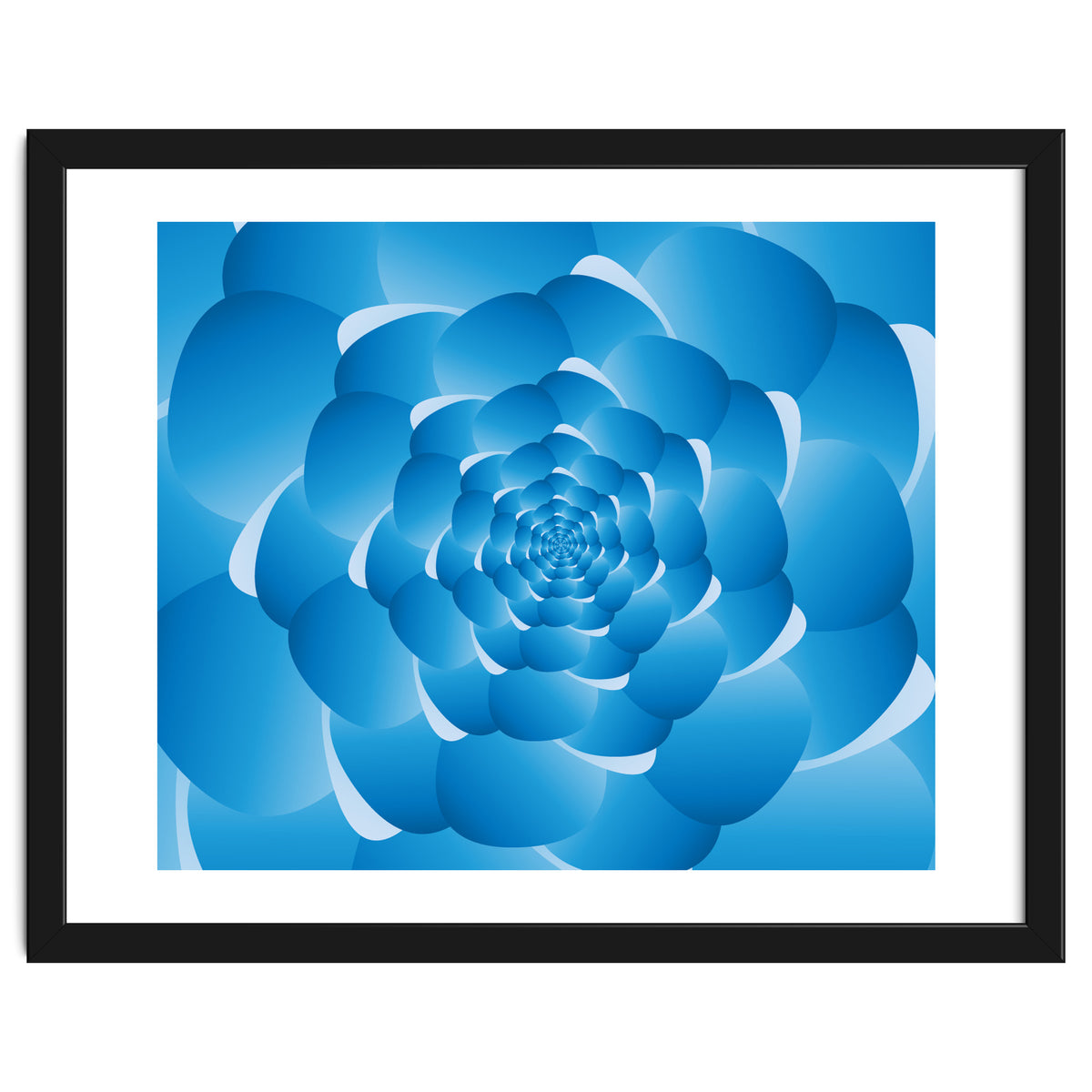 Sky Cloud Spiral Blue Spiral