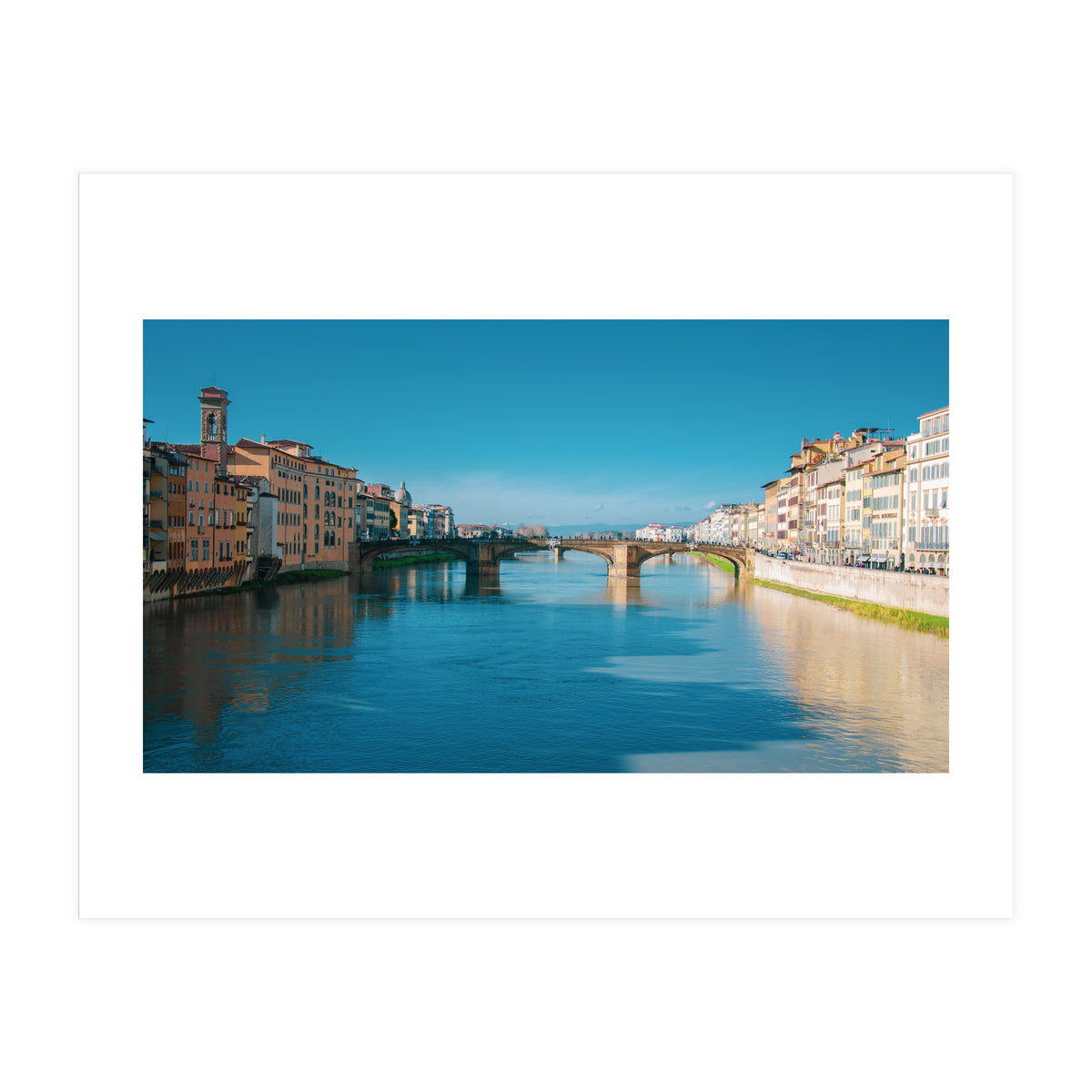 Florence and the river Arno (Print Only)