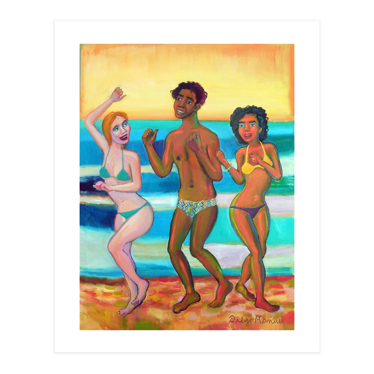 Bailando En La Playa 2020 2 B (Print Only)