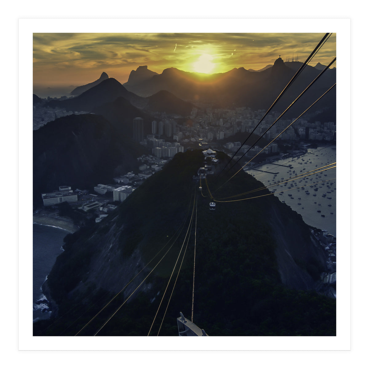 Carioca Sunset 2 1x1 (Print Only)