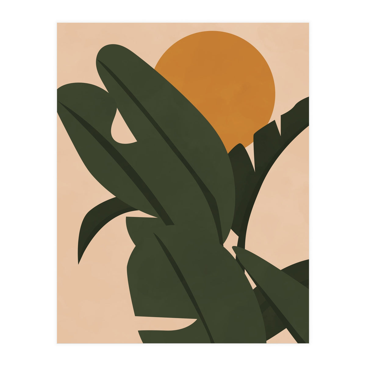 Banana Leaves Boho Style (Print Only)