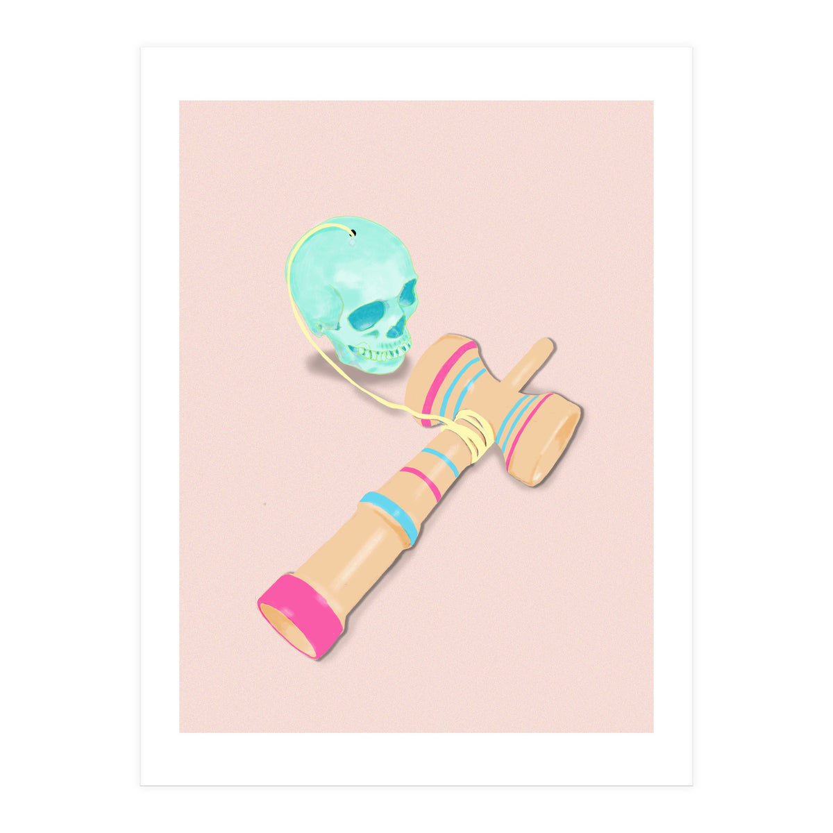 Skull kendama  (Print Only)