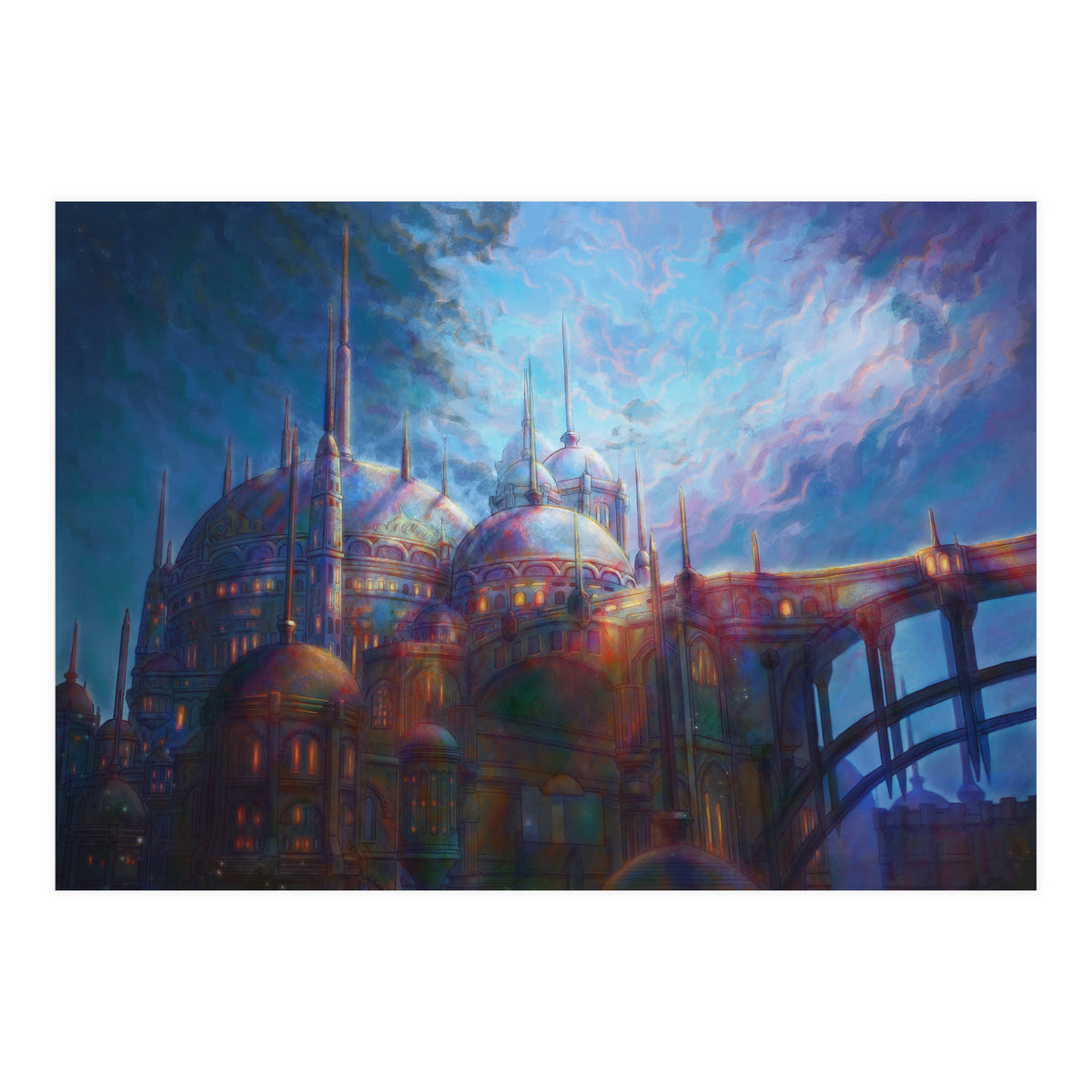 Ul'dah At Night (Print Only)