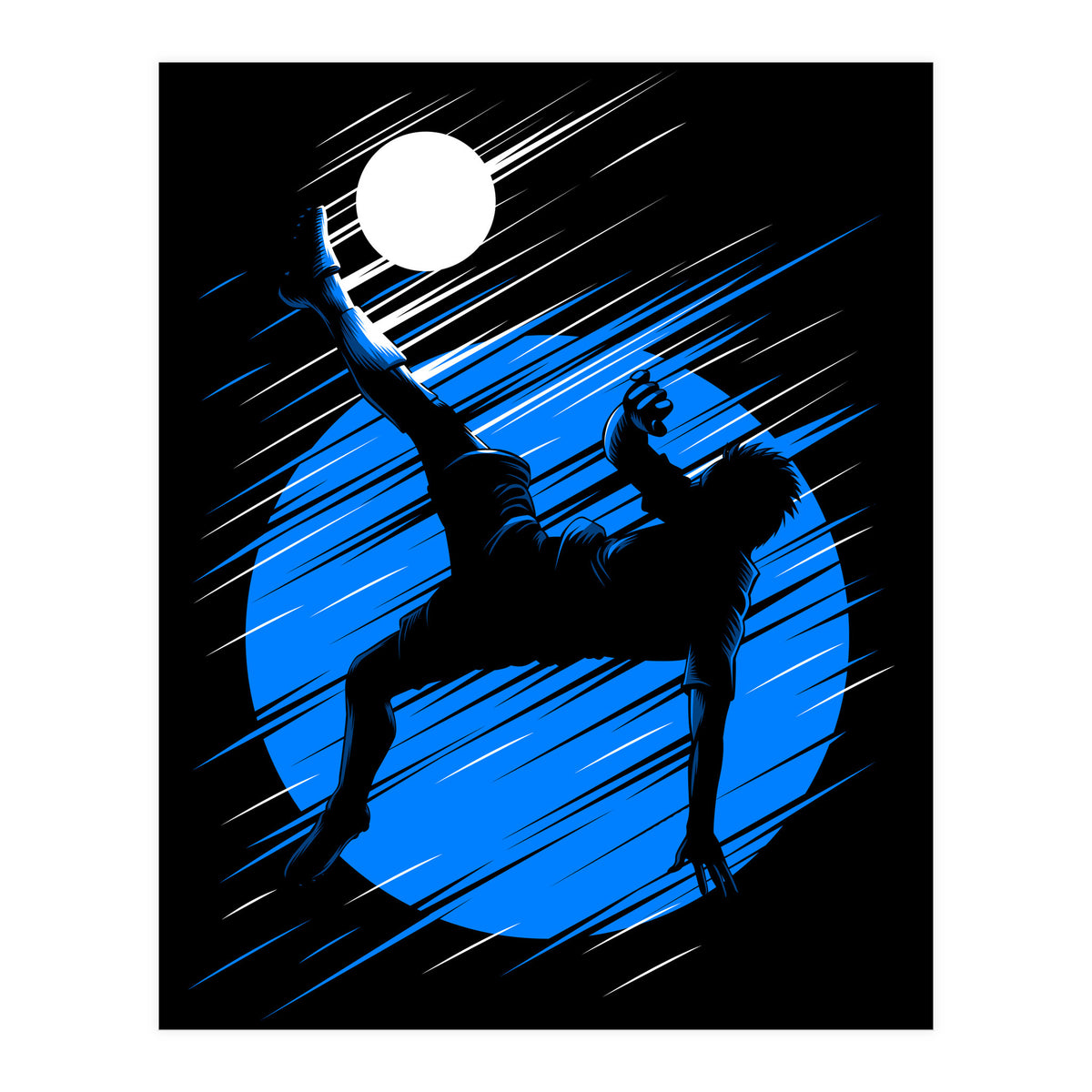 Soccer moon (Print Only)