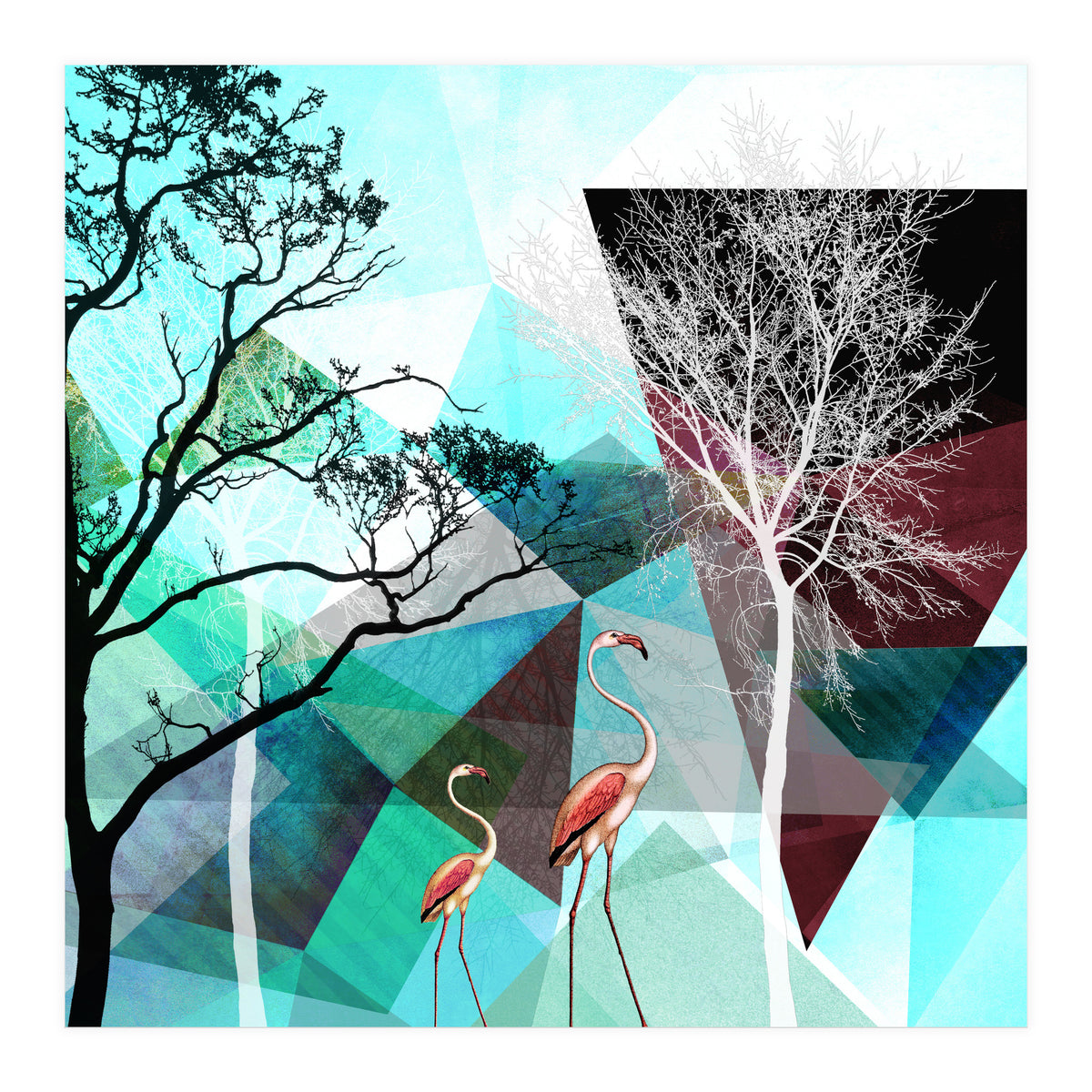 FLAMINGOS P26 (Print Only)