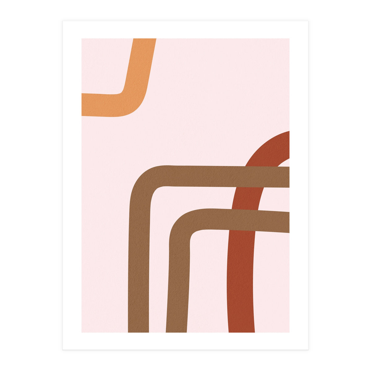 Abstract Colorful Line Art II (Print Only)