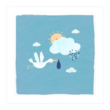 Baby Stork And Sun (Print Only) thumbnail