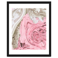 Nude+ Pink Marbling Art #society6 #decor #buyart