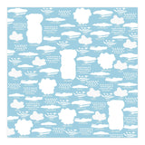 Clouds landscape on blue background (Print Only) thumbnail