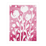 Abstract Flowers Pink (Print Only) thumbnail