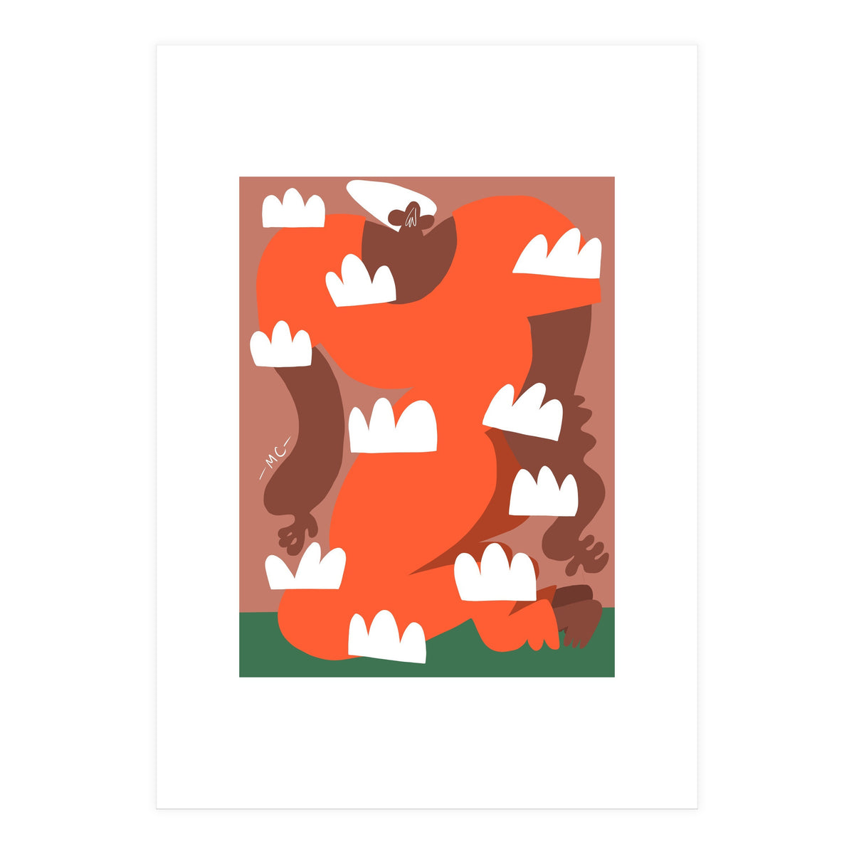 Head In The Clouds And Feet On Earth (Print Only)