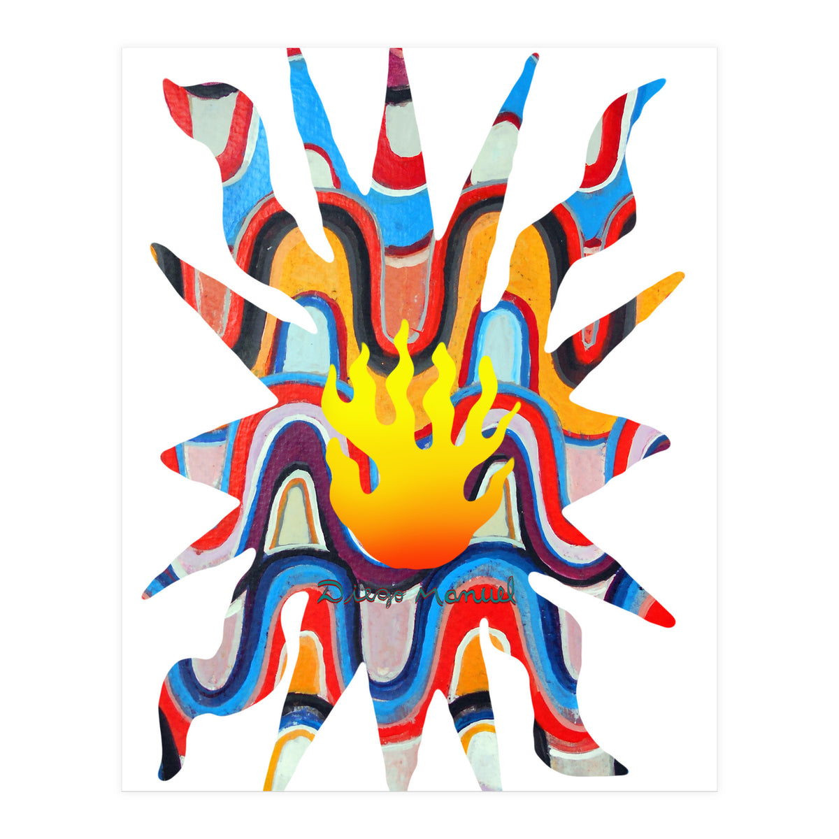 Fuego 34 Copia (Print Only)