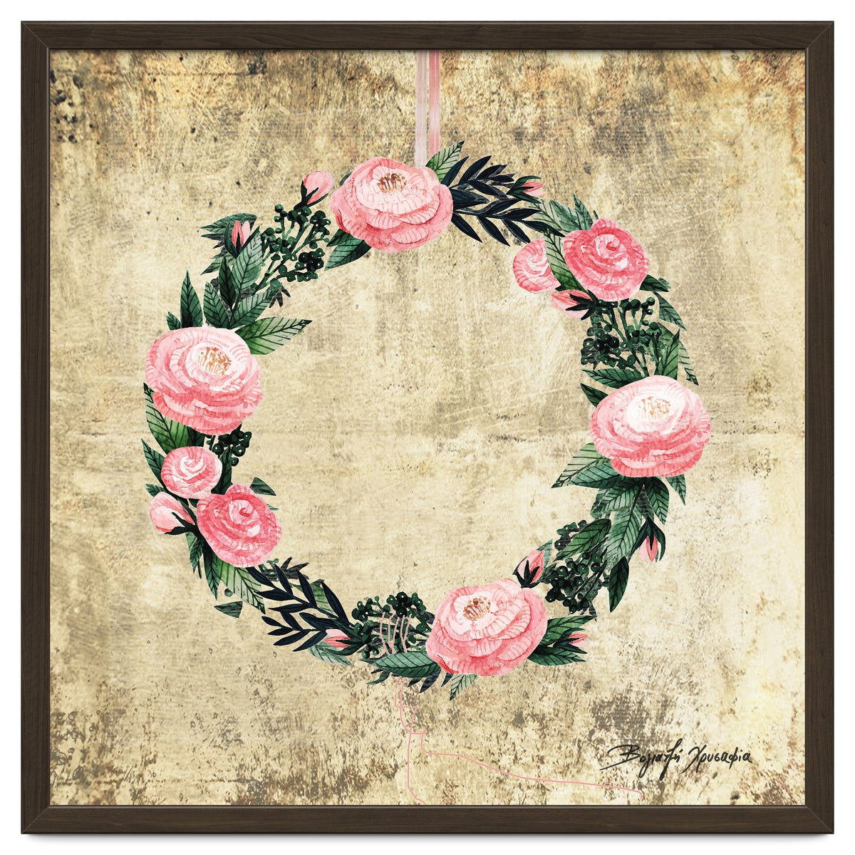 Wreath #Rose Flowers #Royal collection