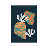 Retro Botanical Abstract Geometric Art (Print Only) thumbnail