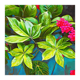 Bloom Like Never Before, Botanical Nature Jungle Plants, Bohemian Floral Blossom Forest Painting (Print Only) thumbnail