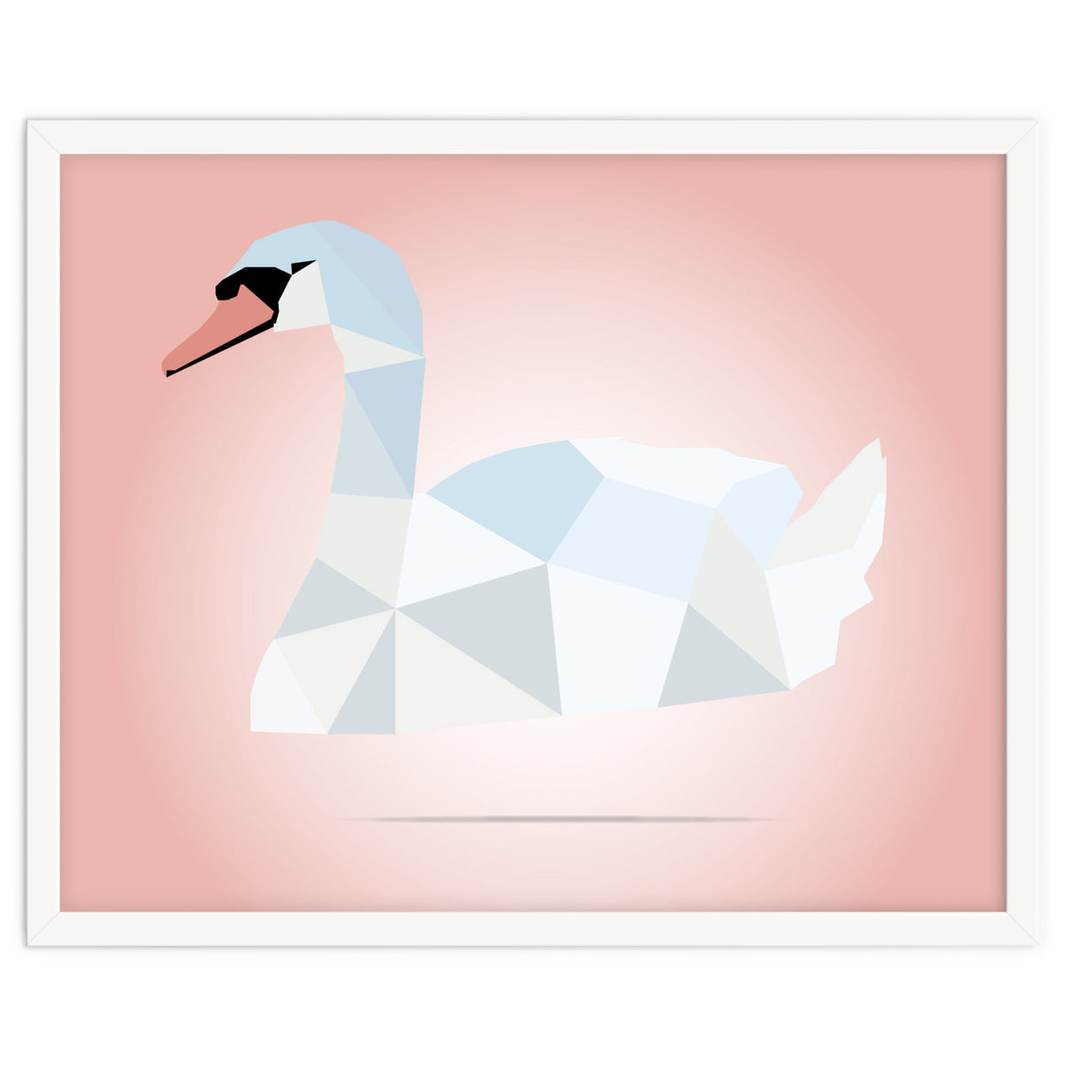 Swan Low Poly Art