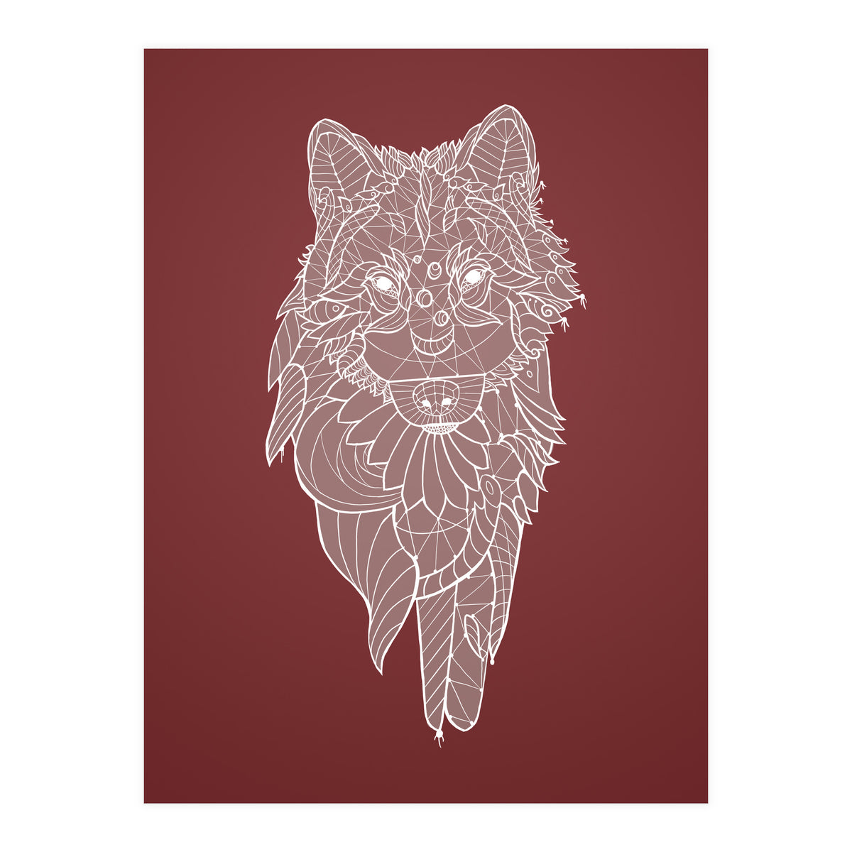 Lace Wolf (Print Only)