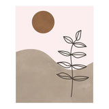 Sun Leaf Abstract Botanical Mid Century (Print Only) thumbnail
