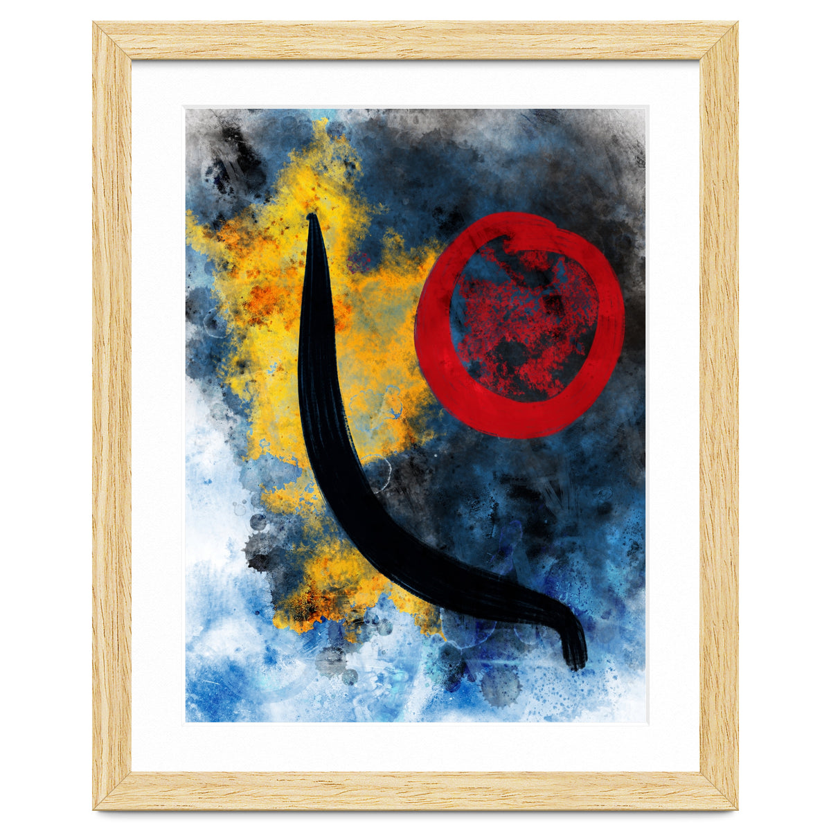 Abstract Calligraphy in the universe