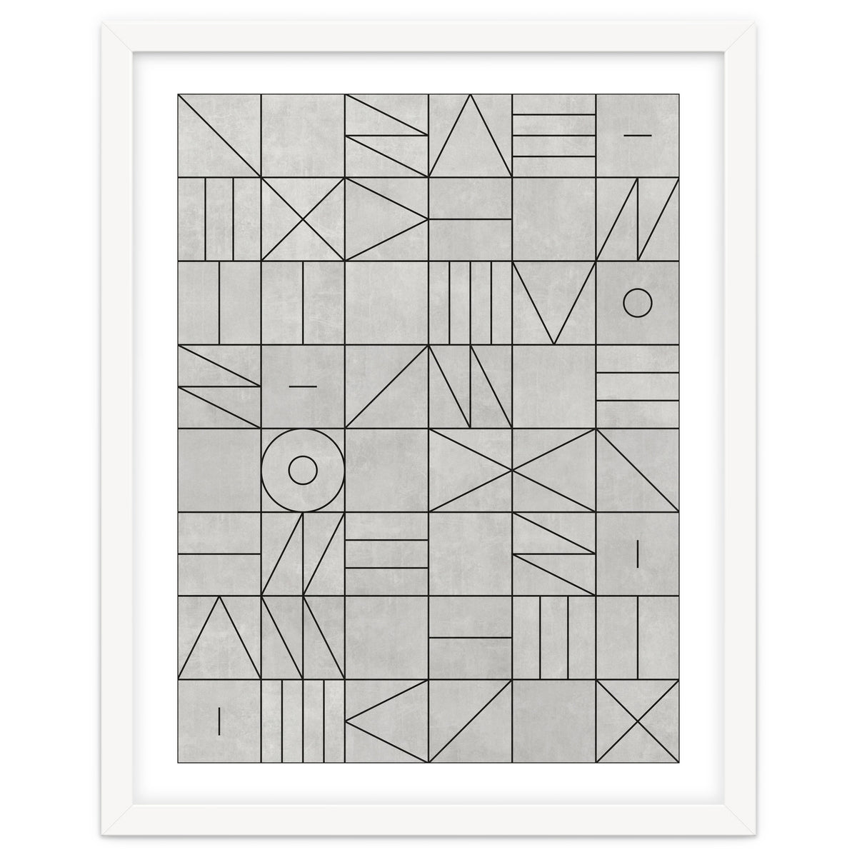 My Favorite Geometric Patterns No.3 - Grey
