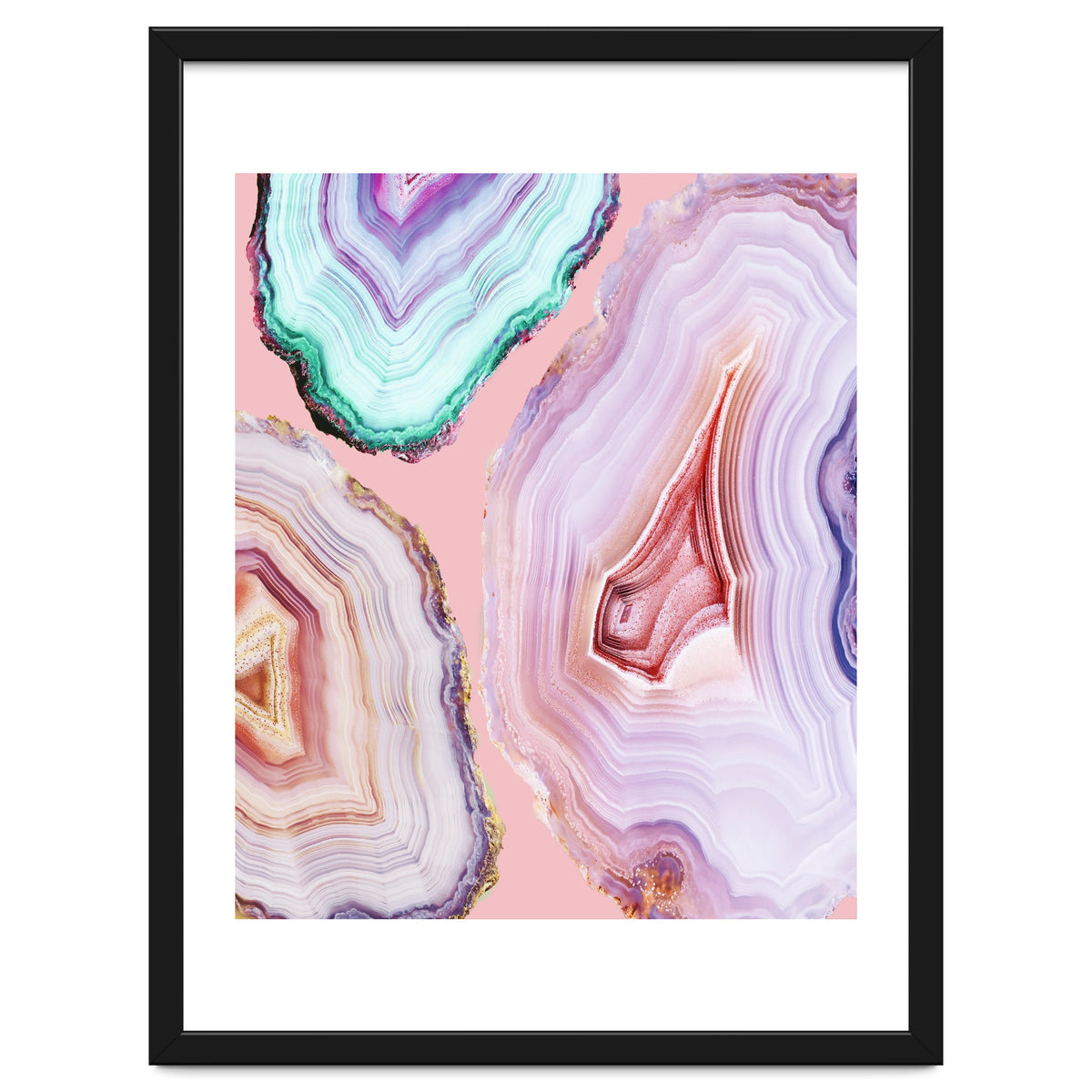 Mineral Agates #Glam collection