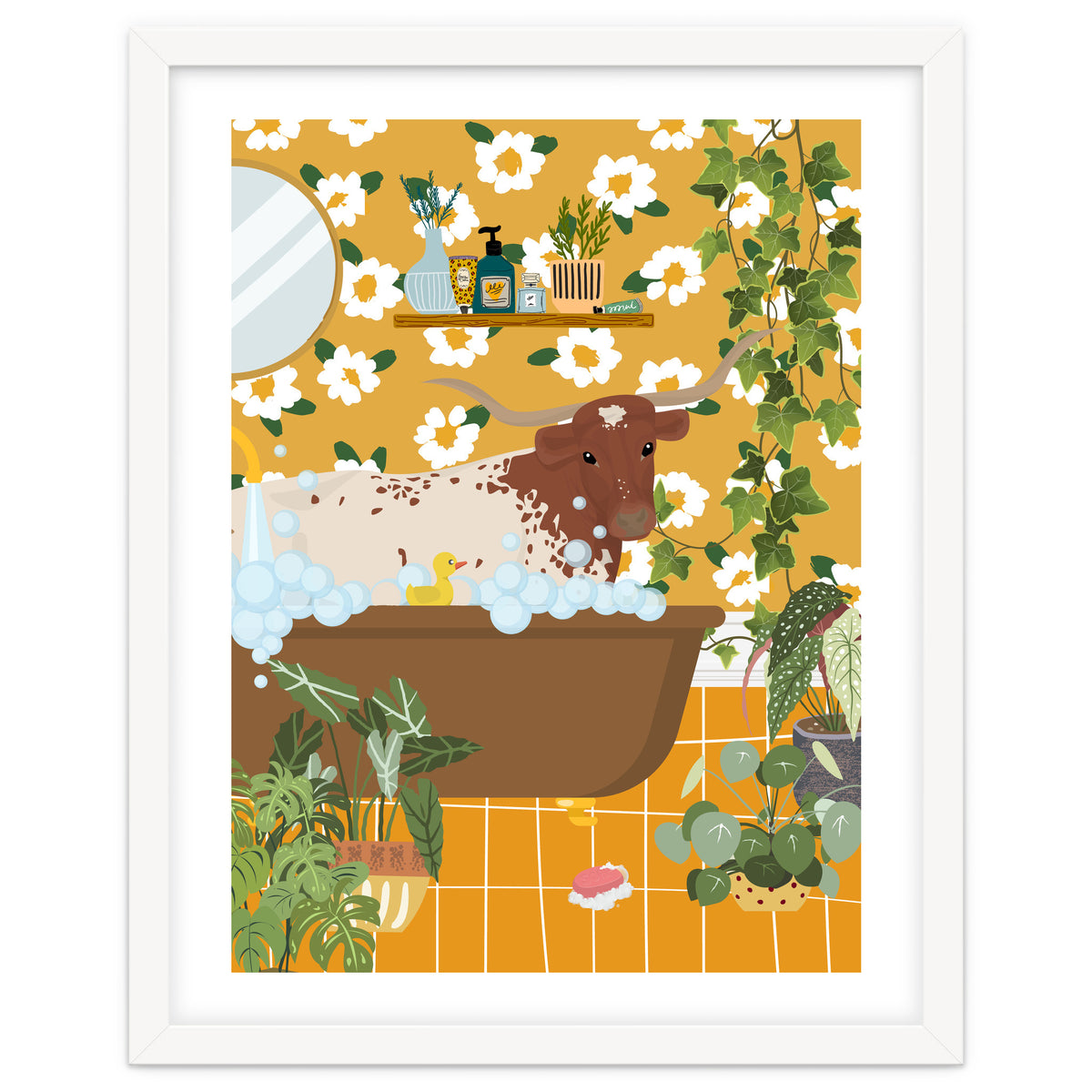 Texas Longhorn in My Bathtub