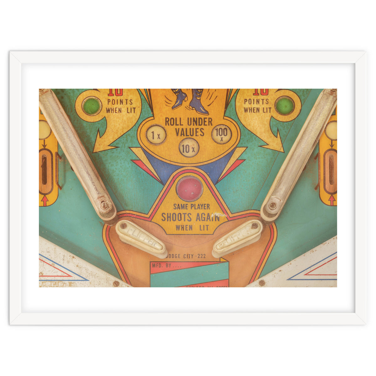 The vintage Pinball Machine