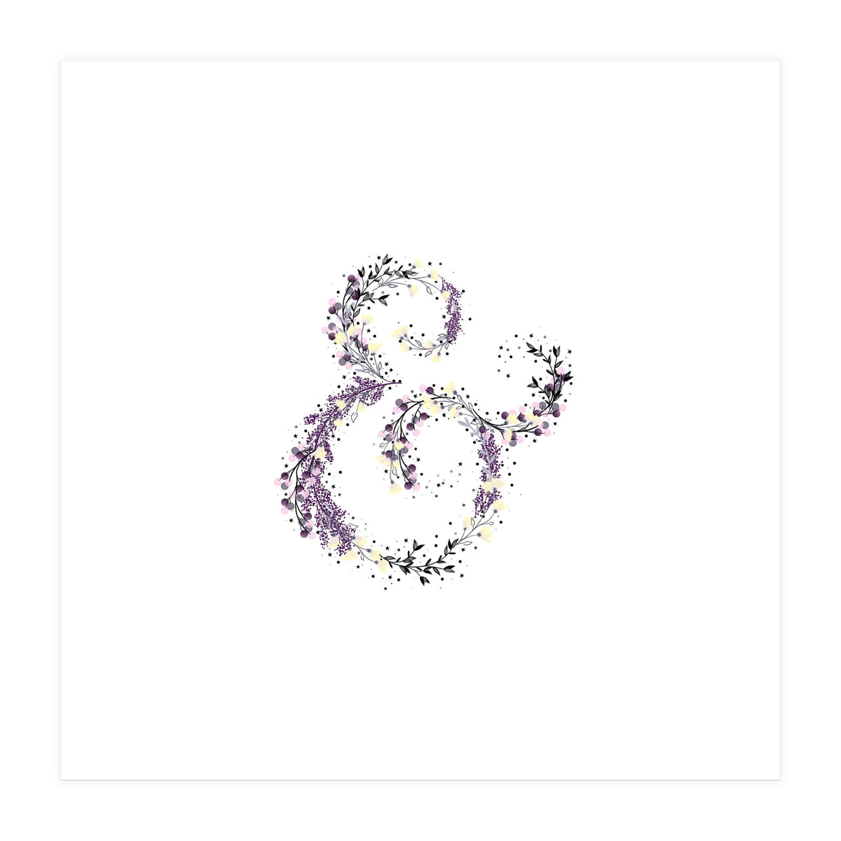 Floral Ampersand (Print Only)