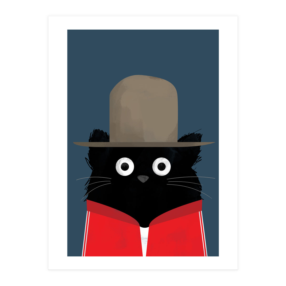 Doozal Cat Pharrell (Print Only)